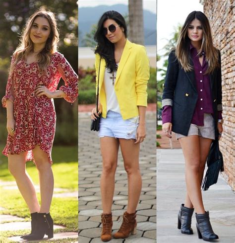 Looks com bota cano curto para todas as estações.